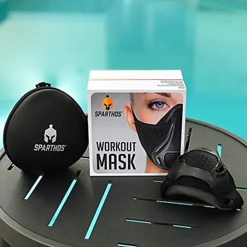 Sparthos High Altitude Training Mask, Running Breathing Mask - Midnight Black | 16 Breathing Levels thumbnail 8