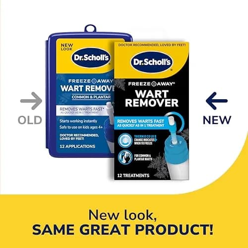 Dr. Scholl's Freeze Away Wart Remover 12 ct | Clinically Proven Cryotherapy for Hands & Feet thumbnail 2