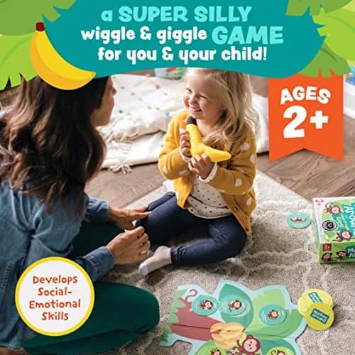 Peaceable Kingdom Monkey Around First Game for Toddlers Interactive Play with Parent Ages 2+ | Gross Motor Skill Development thumbnail 2