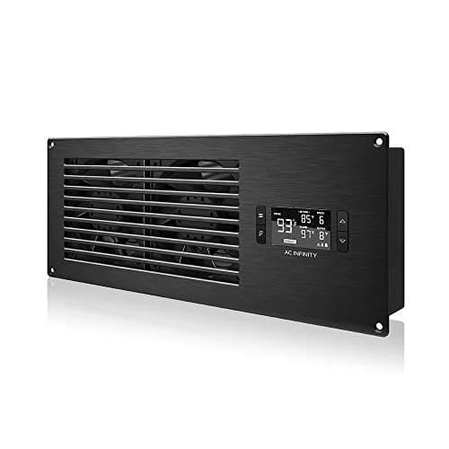 AC Infinity AIRFRAME T7-N Black | High-Airflow Cooling Fan System 17" for AV Equipment Rooms thumbnail 1