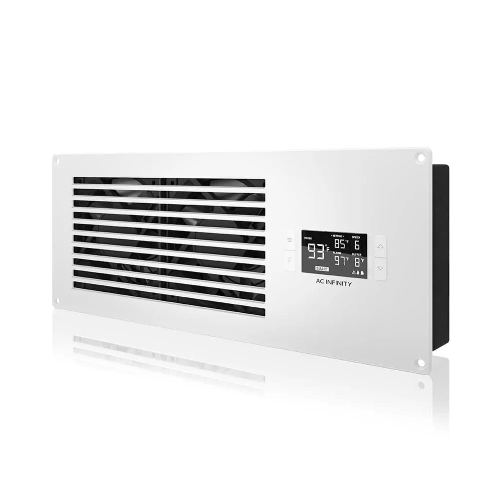 AC Infinity AIRFRAME T7 White, High-Airflow Cooling Fan System 17" | Exhaust Fan for AV Equipment Rooms - main product image