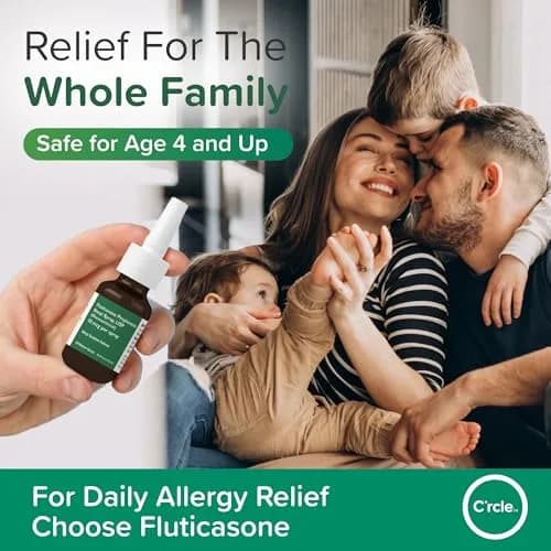 FlutiCare Fluticasone Allergy Nasal Spray 0.54 Fl Oz | 24-Hour Non Drowsy Relief thumbnail 7