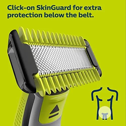 Philips Norelco OneBlade Face + Body Hybrid Electric Trimmer and Shaver QP2630/70 | 60 Min Runtime thumbnail 4