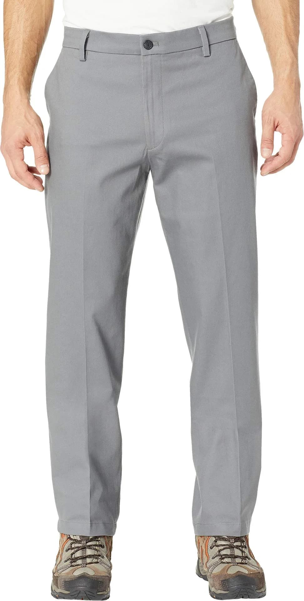 DOCKERS Men's Classic Fit Signature Khaki Lux Cotton Stretch Pants 34W x 29L | All-Day Comfort & Wrinkle-Free Performance - main product image