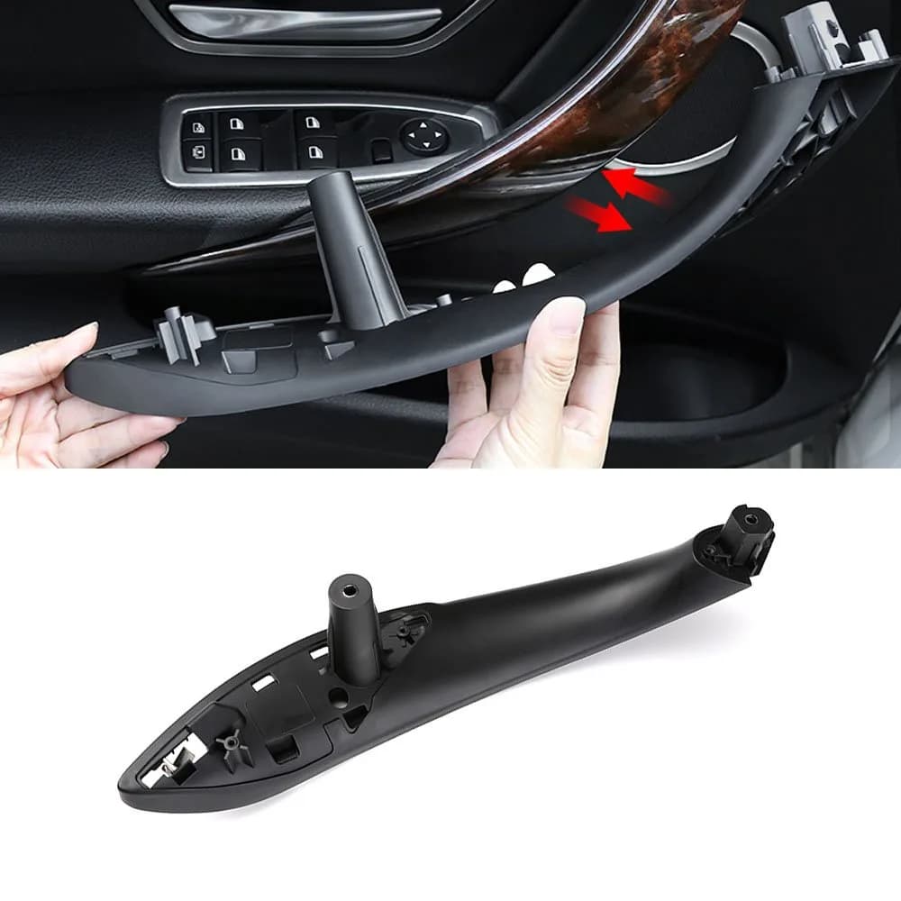 Jaronx Black Left Front Door Handle for BMW 3 Series (2012-2018) & 4 Series (2014-2017) | Upgraded ABS+PC Replacement