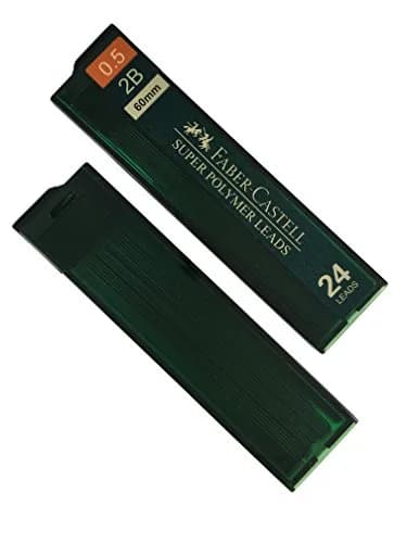 Faber-Castell 0.5mm 2B Mechanical Pencil Refills | 96 Leads in 4 Tubes, Compatible with 0.5mm Pencils thumbnail 4