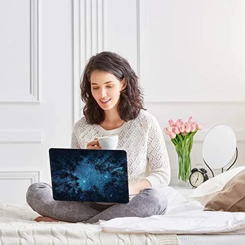 iDonzon Hard Case for MacBook Air 13 inch (A1369/A1466, 2010-2017) - Forest Starry Matte Plastic thumbnail 3