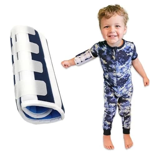 MARS WELLNESS Infant Elbow Immobilizer Stabilizer Splint - Baby Size (4 Inches) | Prevents Elbow Bending thumbnail 1