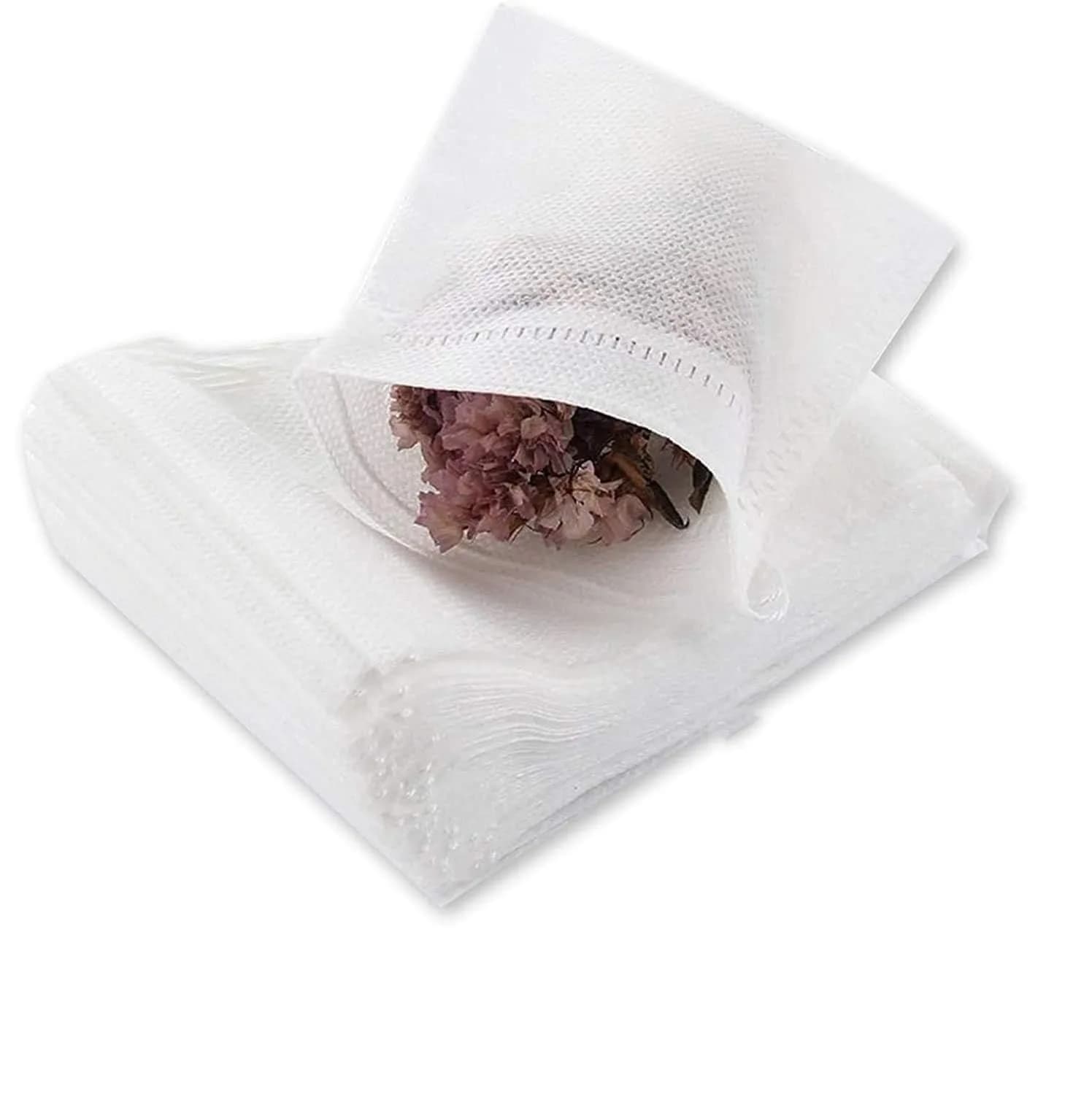 Fenshine 400 Pcs Tea Filter Bags Drawstring Seal | Food-Grade, Portable & Eco-Friendly