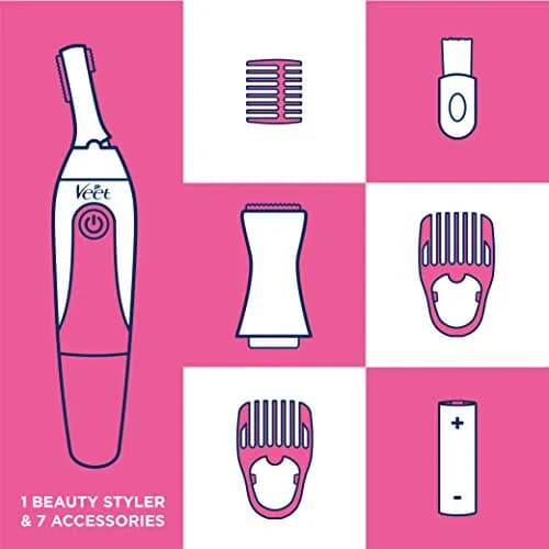 Veet Precision Trimmer White 2 | Gentle Shape & Trim for Face, Bikini & Underarms in India thumbnail 5