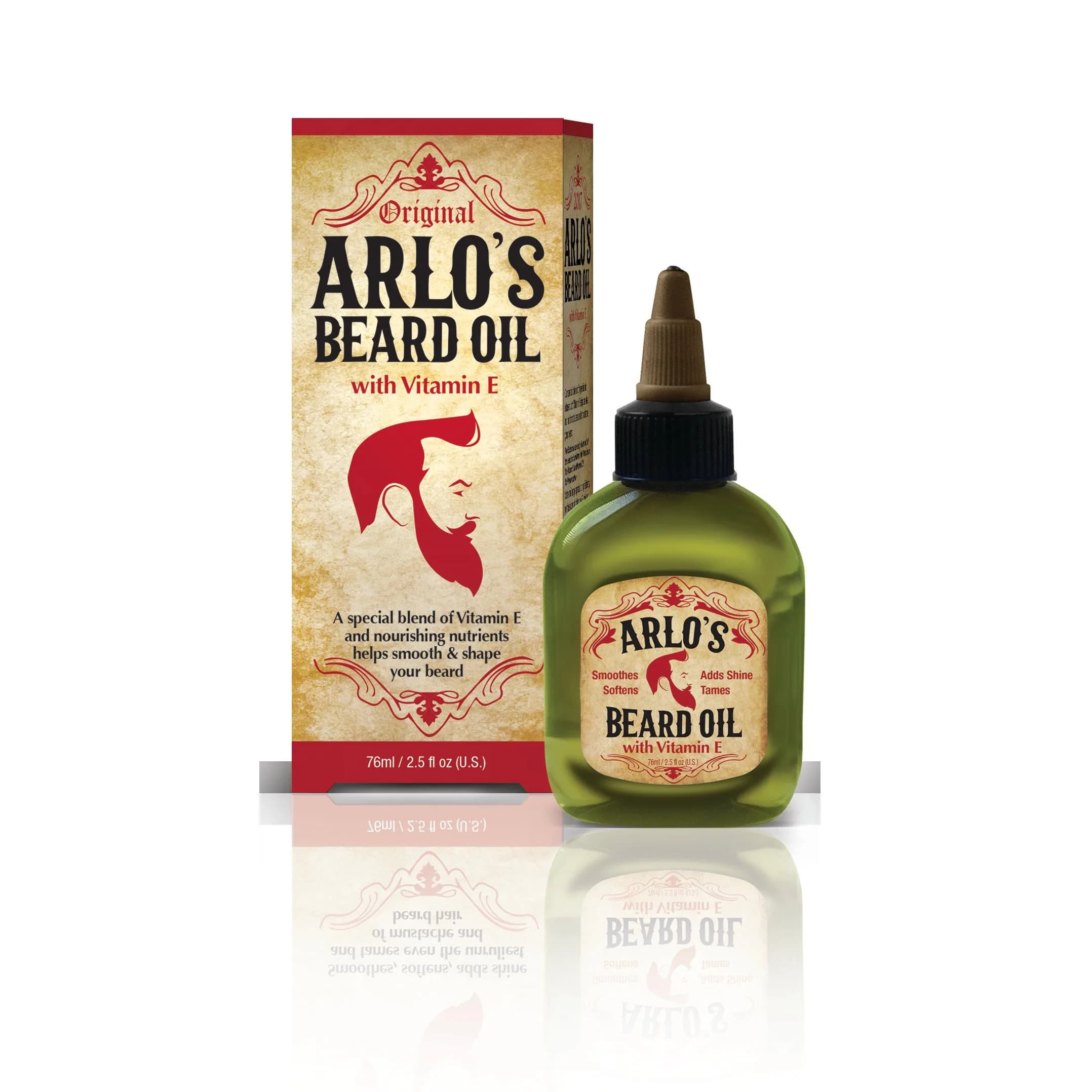 Arlo's Beard Oil with Vitamin E 2.5oz | Moisturizes & Conditions for Thick, Soft Beards