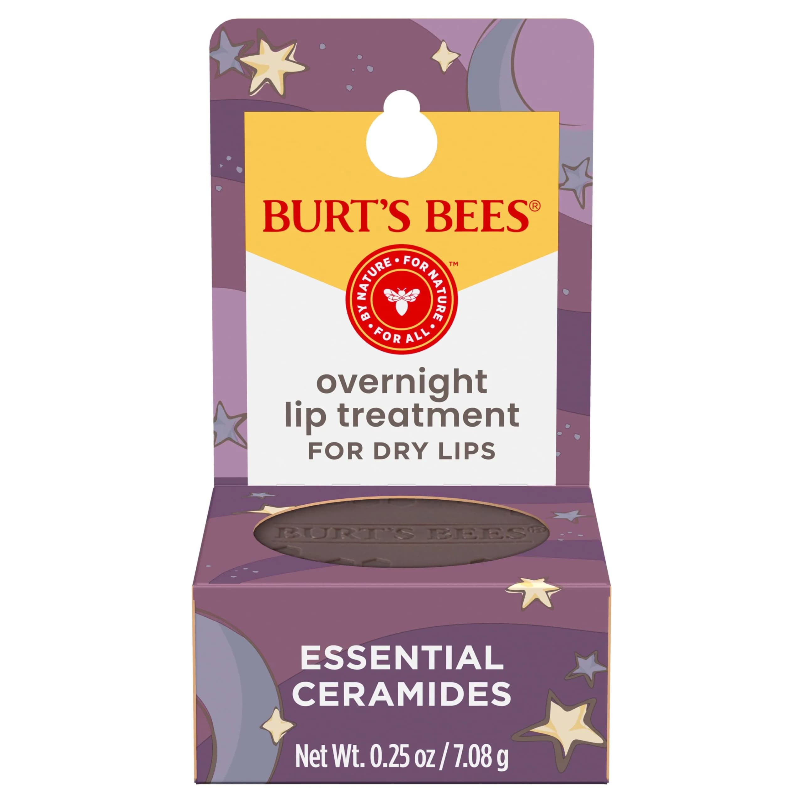 Burt's Bees Overnight Lip Sleeping Mask Gift Set | 3 x 7.4ml (0.25 oz.) | Intensive Moisture for Healthier Lips — Original / 0.25 Ounce