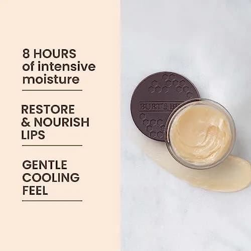 Burt's Bees Original Overnight Intensive Lip Treatment 7.5ml (0.25 Oz) | Restorative Lip Care for Dry Lips thumbnail 2