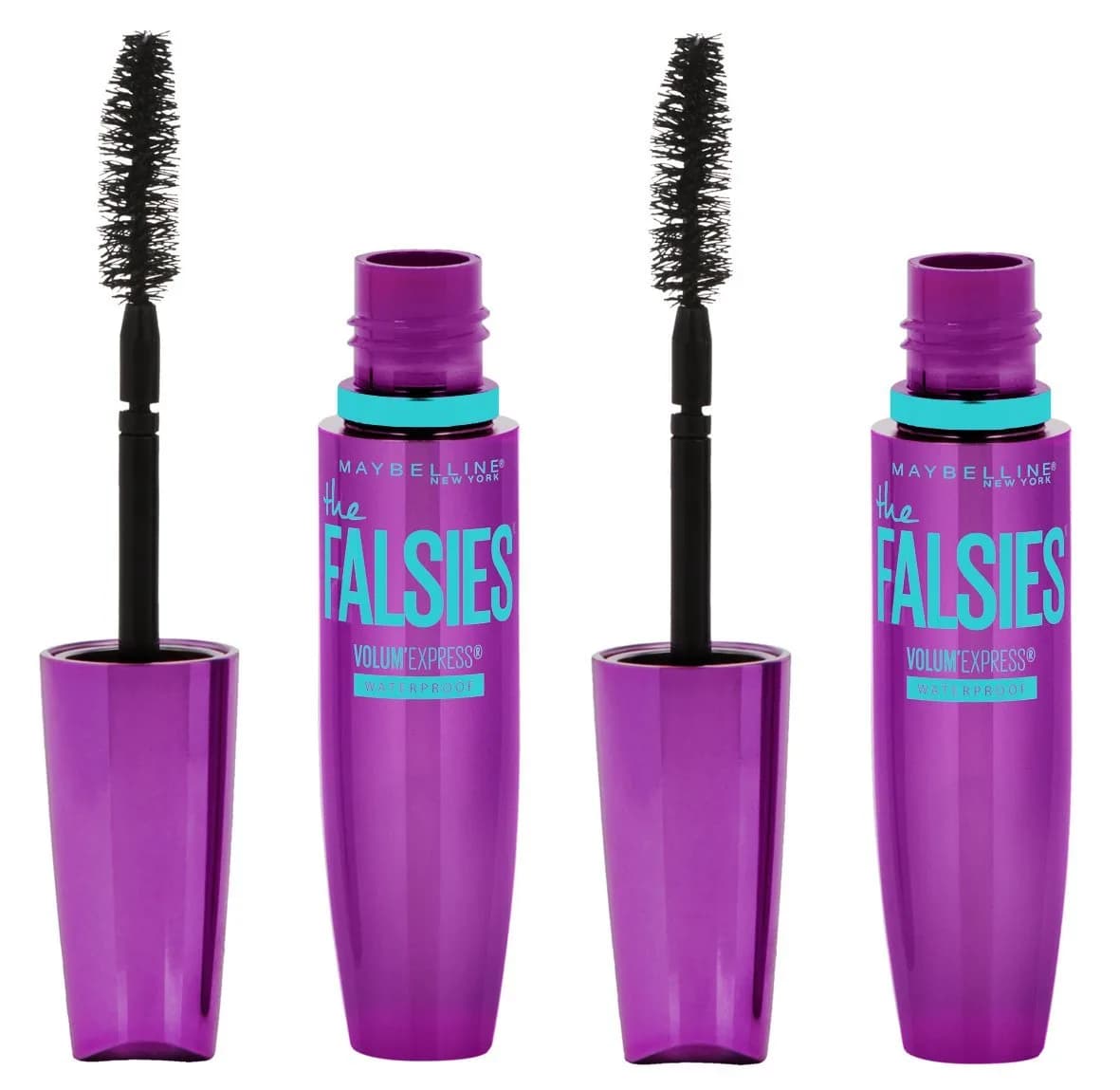 Maybelline Waterproof Mascara 0.25 Fl Oz | Volumizing & Separating Formula, Very Black — VERY BLACK / 0.25 Fl Oz