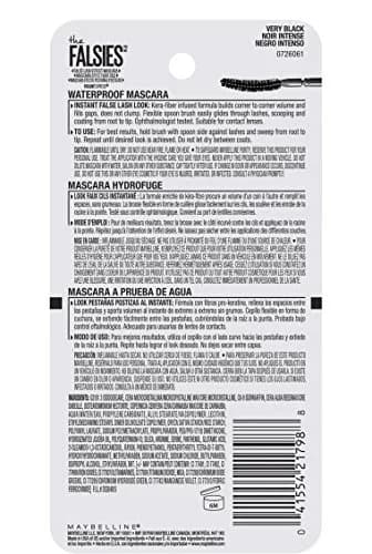 Maybelline Volum' Express Falsies Waterproof Mascara 0.25 Fl Oz (Pack of 2) | 8x Volume, Waterproof, Suitable for Contact Lenses thumbnail 3