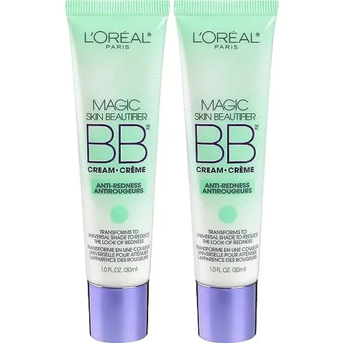 L'Oreal Paris Magic BB Cream Anti-Redness, 1 fl oz, Pack of 2 | Hydrating Skin Beautifier thumbnail 1