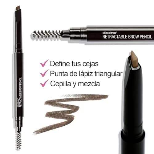 wet n wild Ultimate Eyebrow Retractable Definer Pencil, Medium Brown, Fine Tip | Shapes, Defines, Fills Brow Makeup thumbnail 5