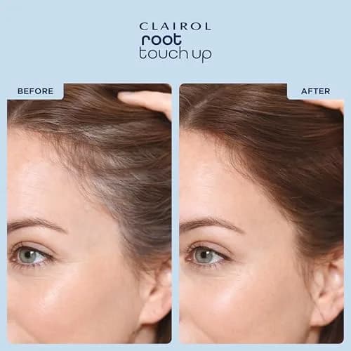 Clairol Root Touch-Up Powder Dark Brown Hair Color | Ammonia Free | Instantly Cover Roots + Define Eyebrows | 2.1g (0.07 Oz) thumbnail 7