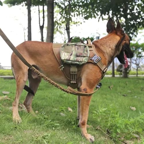 ICEFANG Tactical Dog Harness for Large Dogs, Reflective No-Pull Vest 650g (22.9 oz) | Heavy Duty Control Handle & MOLLE System thumbnail 3
