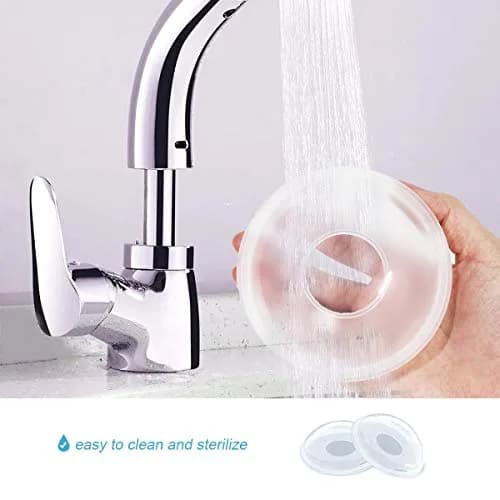 Zdolmy Breast Shells Milk Saver 2 Count (Pack of 1) | BPA-Free Reusable Silicone for Breast Milk Collection thumbnail 6