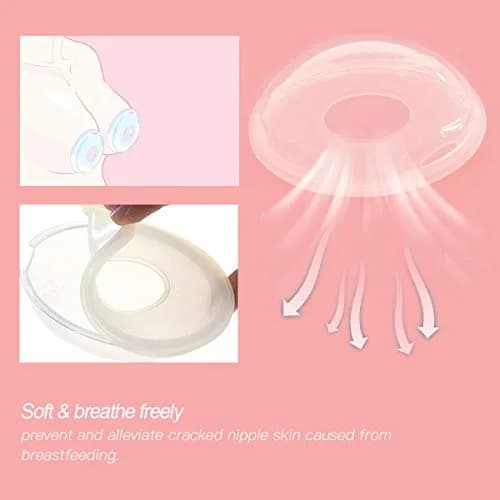 Zdolmy Breast Shells Milk Saver 2 Count (Pack of 1) | BPA-Free Reusable Silicone for Breast Milk Collection thumbnail 2
