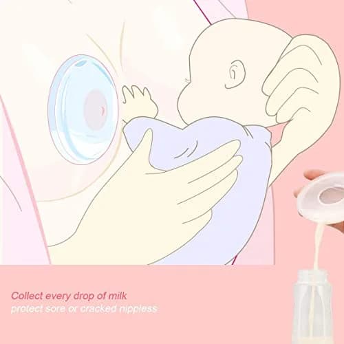 Zdolmy Breast Shells Milk Saver 2 Count (Pack of 1) | BPA-Free Reusable Silicone for Breast Milk Collection thumbnail 3