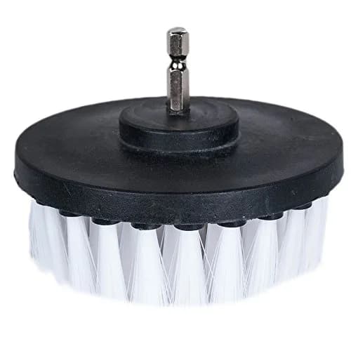 HIFROM 4-inch Soft Bristle Drill Brush Attachment | Cleans Carpets, Upholstery, Leather & Glass thumbnail 3
