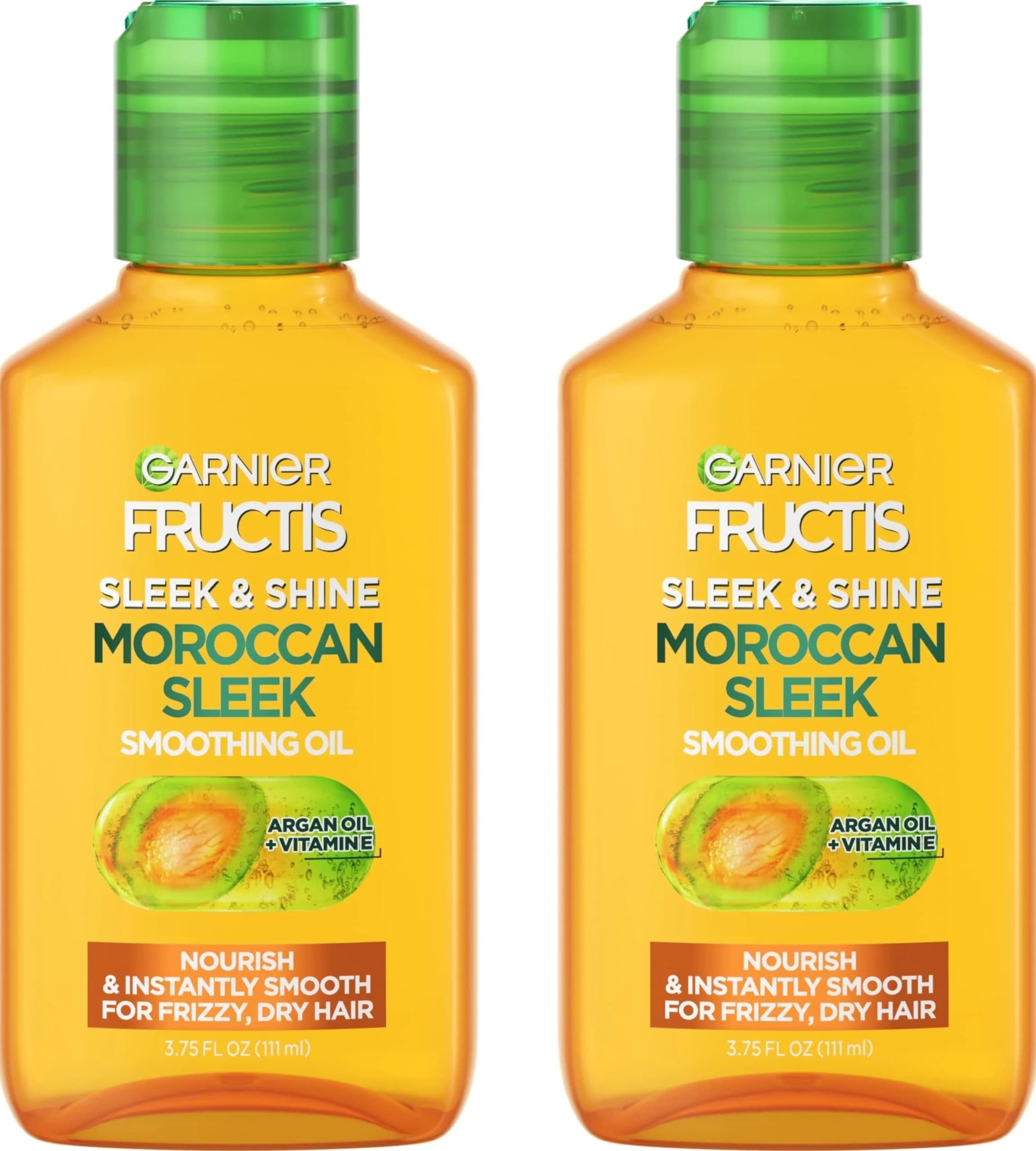 Garnier Fructis Sleek & Shine Moroccan Sleek Smoothing Oil 200ml (7.5 Fl Oz) | Argan Oil for Frizz Control