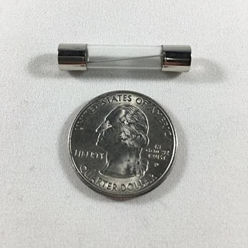 COMPSTUDIO 1A 250V 6x30mm Fast Blow Glass Fuse | Overcurrent Protection for Electrical Circuits thumbnail 2