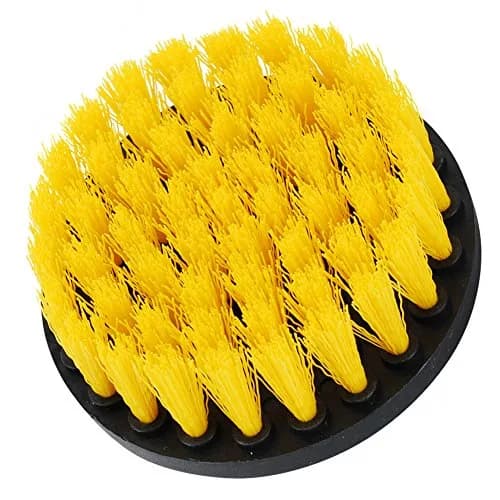 HIFROM Soft and Medium Drill Brush Set 4-inch | Cleans Tubs, Tile, Grout, Upholstery, Leather, Carpet thumbnail 2