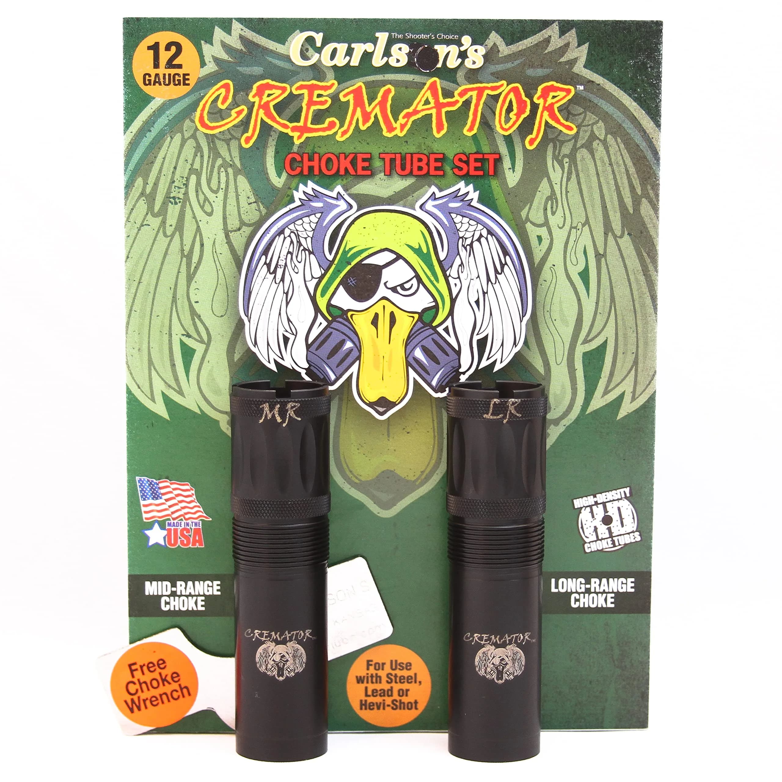 Carlson's Choke Tubes 12 Gauge Compatible for Beretta Benelli Mobil 2 Pack Blued Steel | Mid & Long Range - main product image