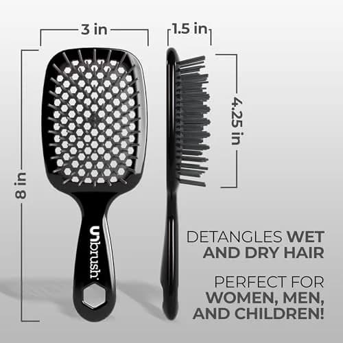 FHI Heat UNbrush Detangling Brush for Wet & Dry Hair | Anti-Static, Vented, Lightweight thumbnail 3