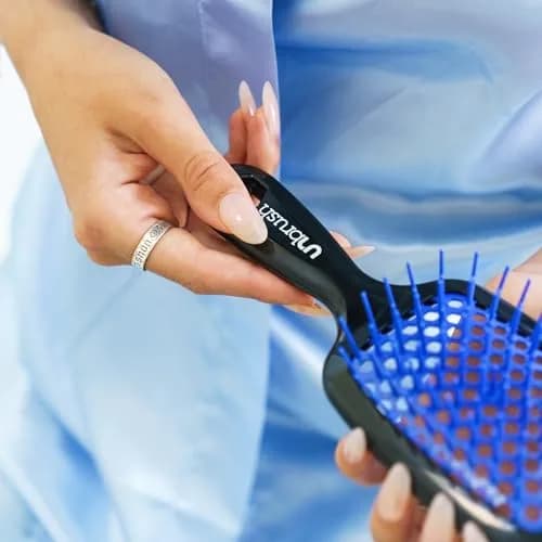 FHI Heat UNbrush Detangling Hair Brush Galaxy Blue | Pain-Free Wet & Dry Hair Care thumbnail 8