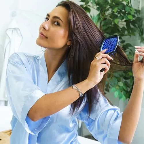 FHI Heat UNbrush Detangling Hair Brush Galaxy Blue | Pain-Free Wet & Dry Hair Care thumbnail 3