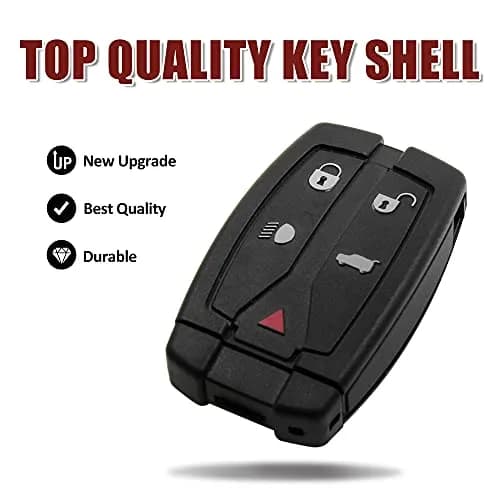 uxcell 5 Button Key Fob Shell Case for Land Rover Freelander Discovery 2 - Black | Aftermarket Replacement thumbnail 9