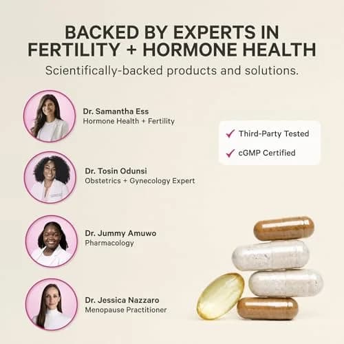 Pink Stork Fertility Supplements for Women, 60 Capsules | Supports Conception & Hormone Balance thumbnail 5