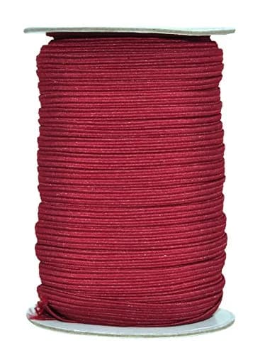 Mandala Crafts 20 Yards 1/2 Inch 12mm Maroon Elastic Bands for Sewing | Resilient & Soft Flat Elastic Cord thumbnail 7