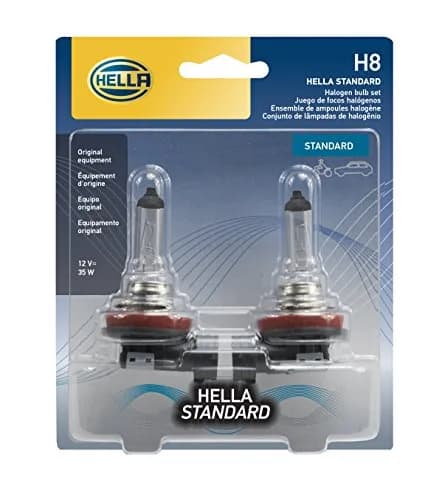 Hella H8TB Standard Halogen Bulbs 12 V 35W | Reliable OE-Style Fit for Vehicles in India thumbnail 1