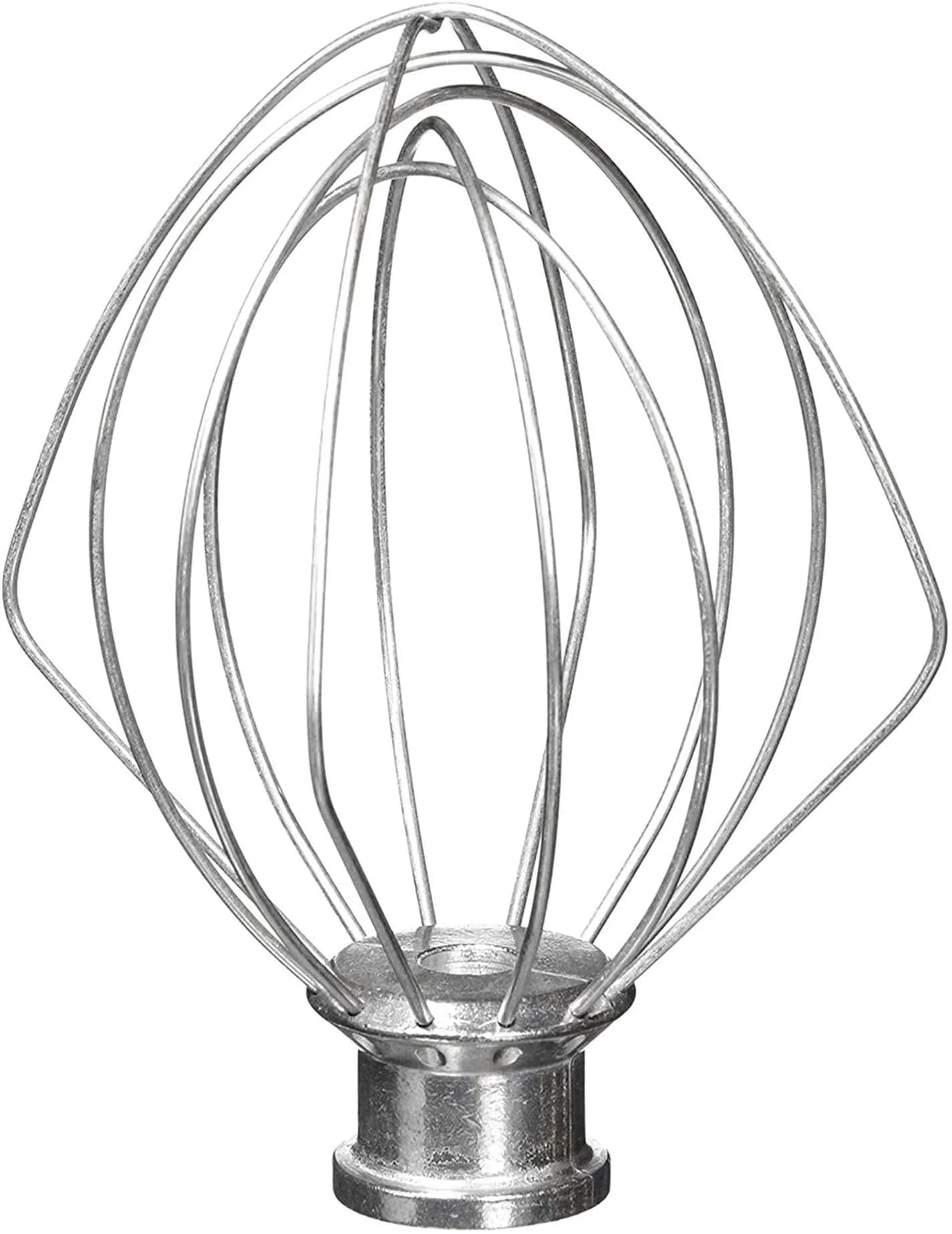 TIZZE 6-Wire Whisk Attachment for KitchenAid Tilt-Head Mixers 4.5QT/5QT | Aluminum Head with Stainless Steel Wires
