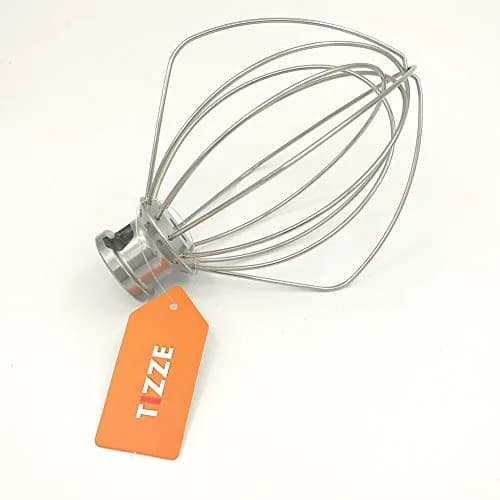 TIZZE 6-Wire Whisk Attachment for KitchenAid Tilt-Head Mixers 4.5QT/5QT | Aluminum Head with Stainless Steel Wires thumbnail 7