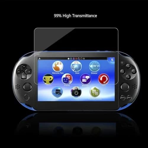 AKWOX Screen Protector for PS Vita 2000 | 9H Tempered Glass & HD PET Back Film thumbnail 3