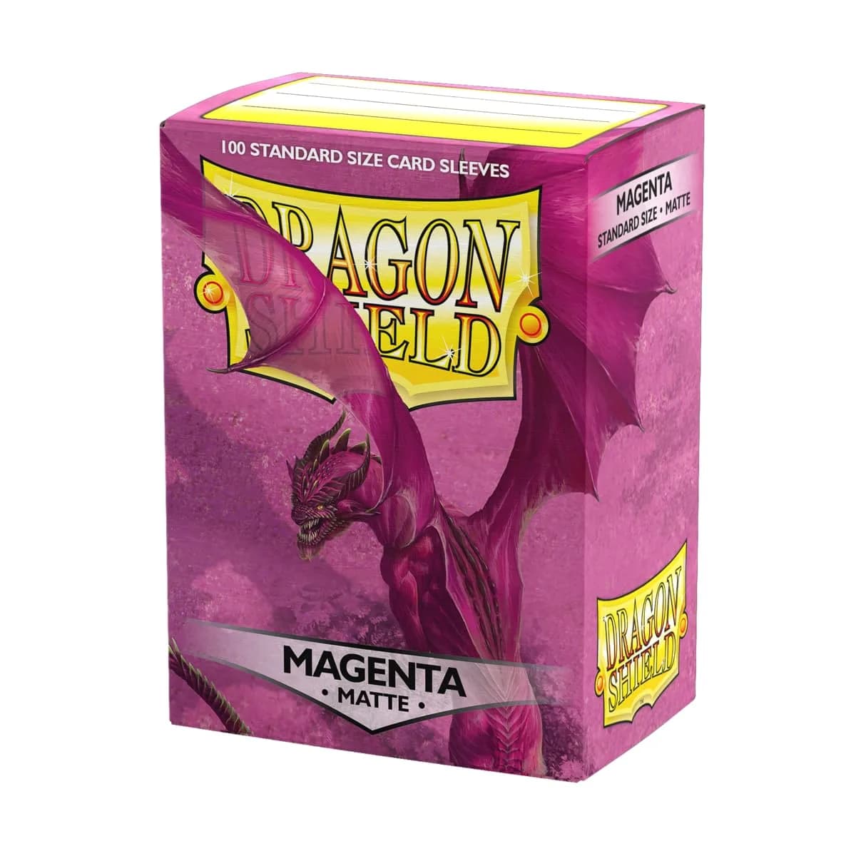 Dragon Shield Standard Size Card Matte Sleeves 100 CT Magenta | Non-Toxic Card Sleeves for Pokemon, MTG