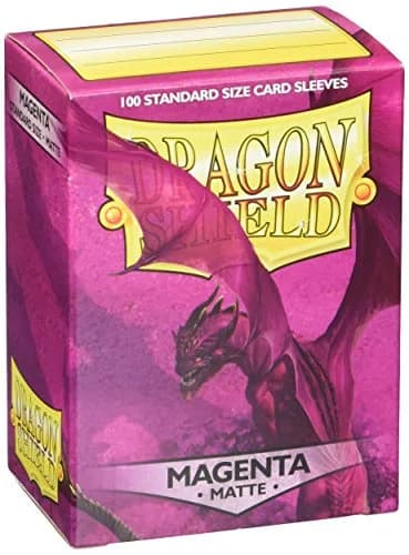 Dragon Shield Standard Size Card Matte Sleeves 100 CT Magenta | Non-Toxic Card Sleeves for Pokemon, MTG thumbnail 5
