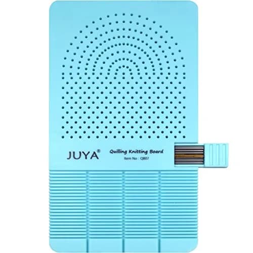 JUYA 2-in-1 Quilling Knitting Board with Pin Board and Grooves | Compact Art & Craft Tool for Paper Designs thumbnail 1