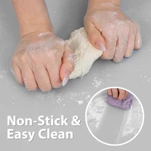 Folksy Super Kitchen Extra Large Silicone Baking Mat 40cm x 30cm (15.6" x 23.4") | Non-Stick Countertop Protector thumbnail 3