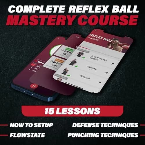 Champs MMA Boxing Reflex Ball 20.87 inches x 5" | Reaction & Hand-Eye Coordination thumbnail 5