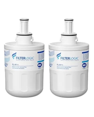 Filterlogic Refrigerator Water Filter Replacement for Samsung DA29-00003G, 2 Count | NSF 42 & 372 Certified thumbnail 1