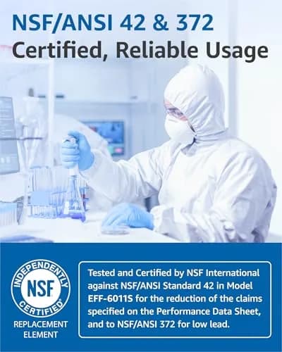 Filterlogic Refrigerator Water Filter Replacement for Samsung DA29-00003G, 2 Count | NSF 42 & 372 Certified thumbnail 4