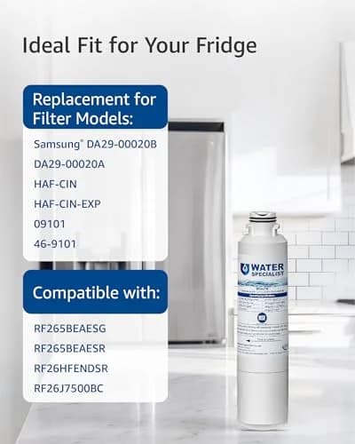 Waterspecialist Refrigerator Water Filter Replacement for Samsung® DA29-00020B, 4 Pack | NSF 42 & 372 Certified thumbnail 5
