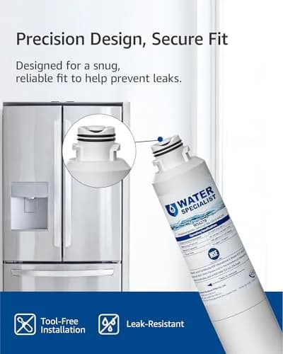 Waterspecialist Refrigerator Water Filter Replacement for Samsung® DA29-00020B, 4 Pack | NSF 42 & 372 Certified thumbnail 8